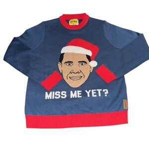 Tipsy elves, Obama Christmas sweater size medium